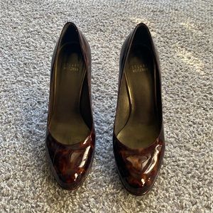 Stewart Weitzman 8.5 cognac Tartaruga pumps